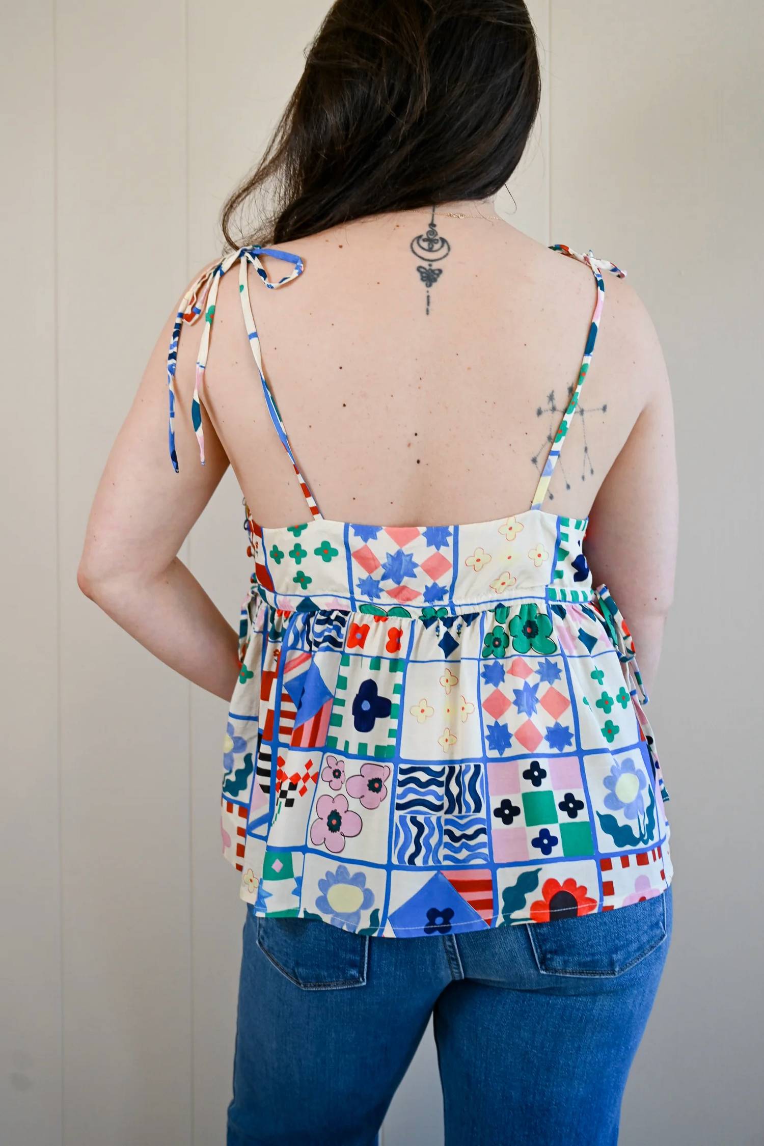 Frnch - Spruce Avenue Patchwork Tank Top