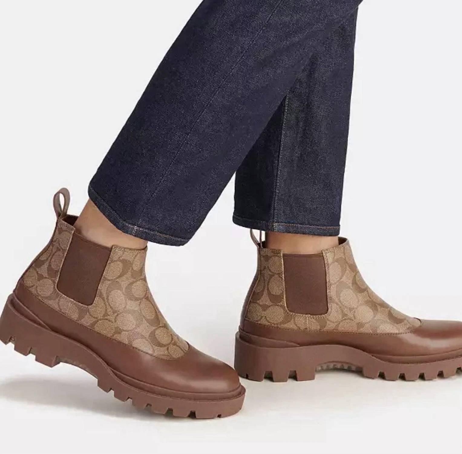 Coach - Men's City Sole Signature Leather Boot