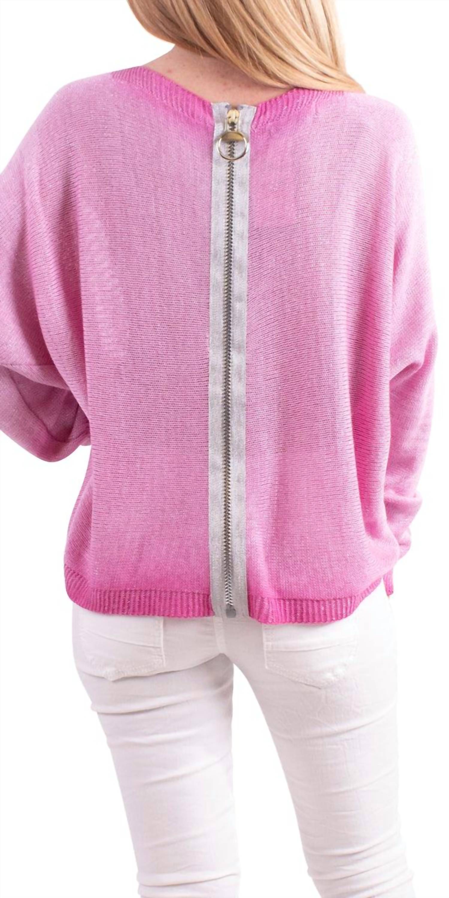 Gigi Moda - Argento Long Sleeve Sweater