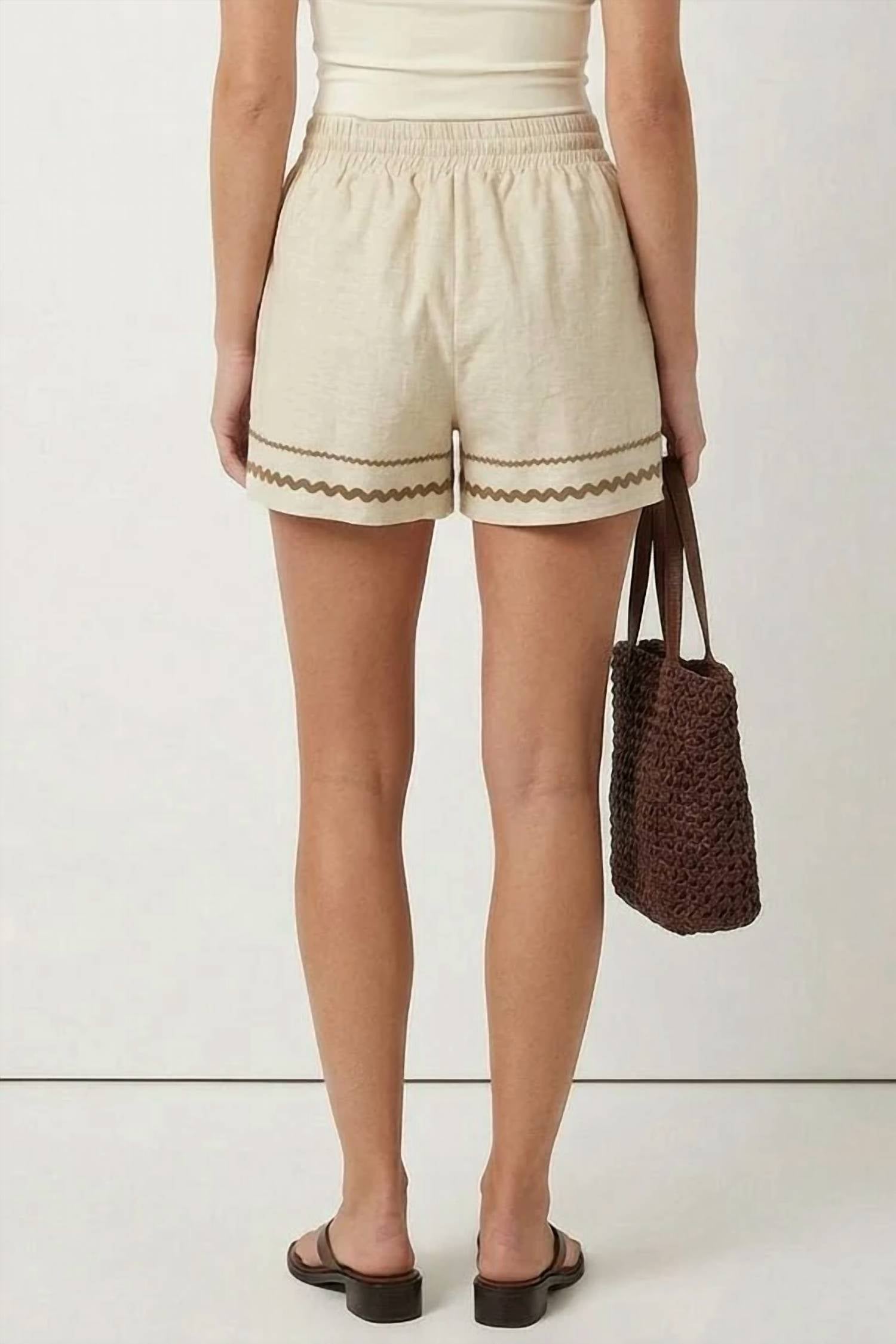 Naked Zebra - Lulu Linen Shorts