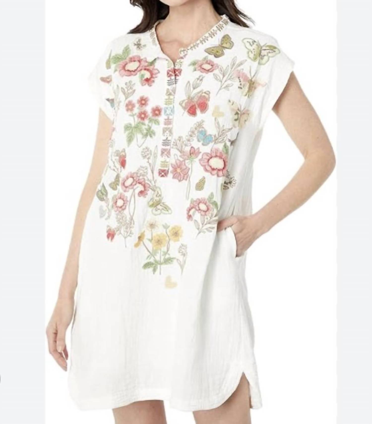 Johnny Was Annalise Dress in natural - women's dress