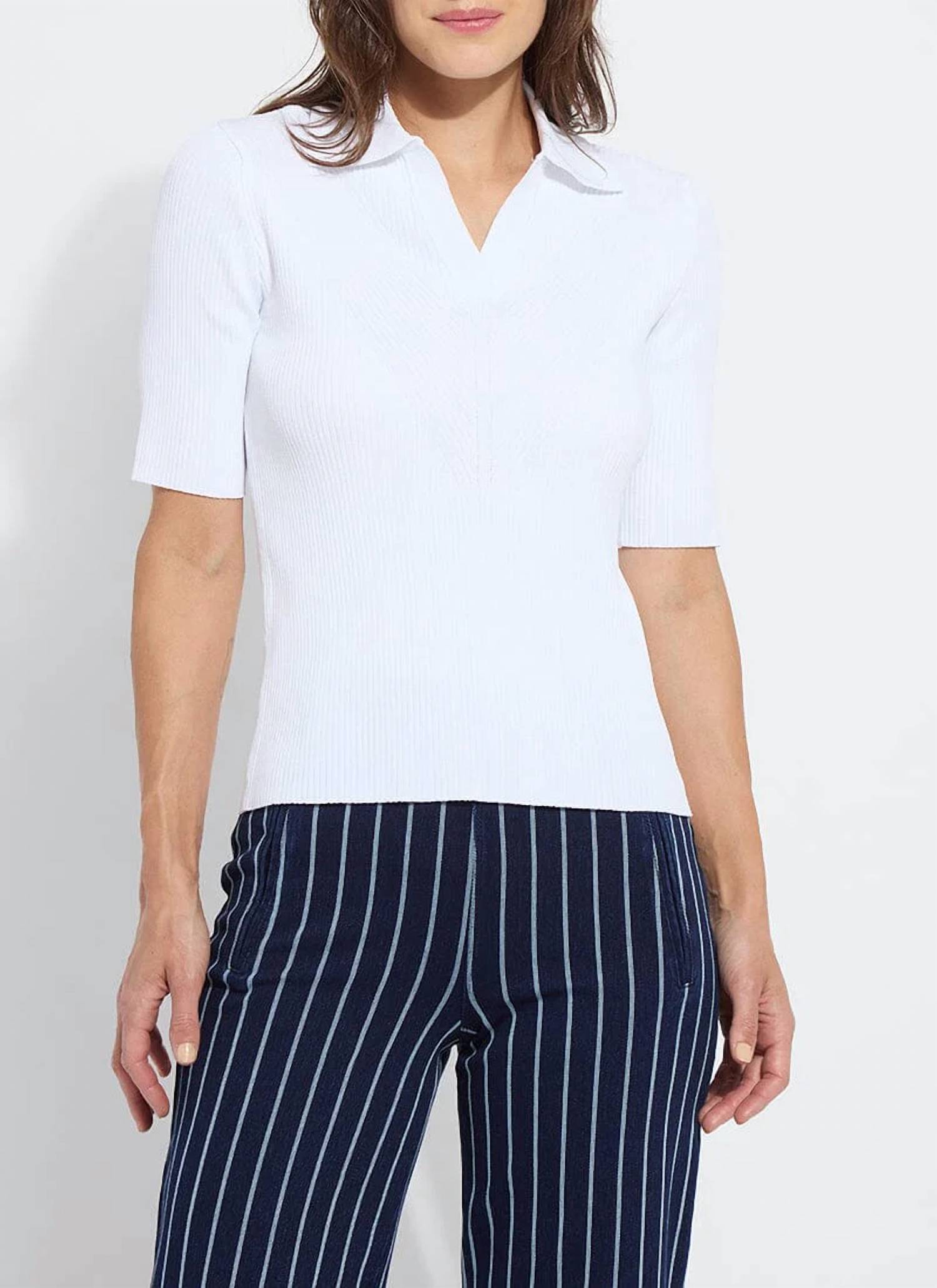 Lysse - Kenzie Ribbed Polo Sweater