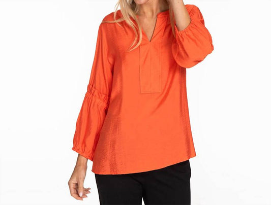 Multiples - 3/4 Bell Sleeve Top