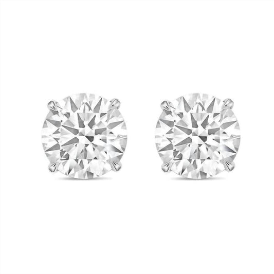 Diana M Jewels - Women's Round Lab Diamond Stud Earrings