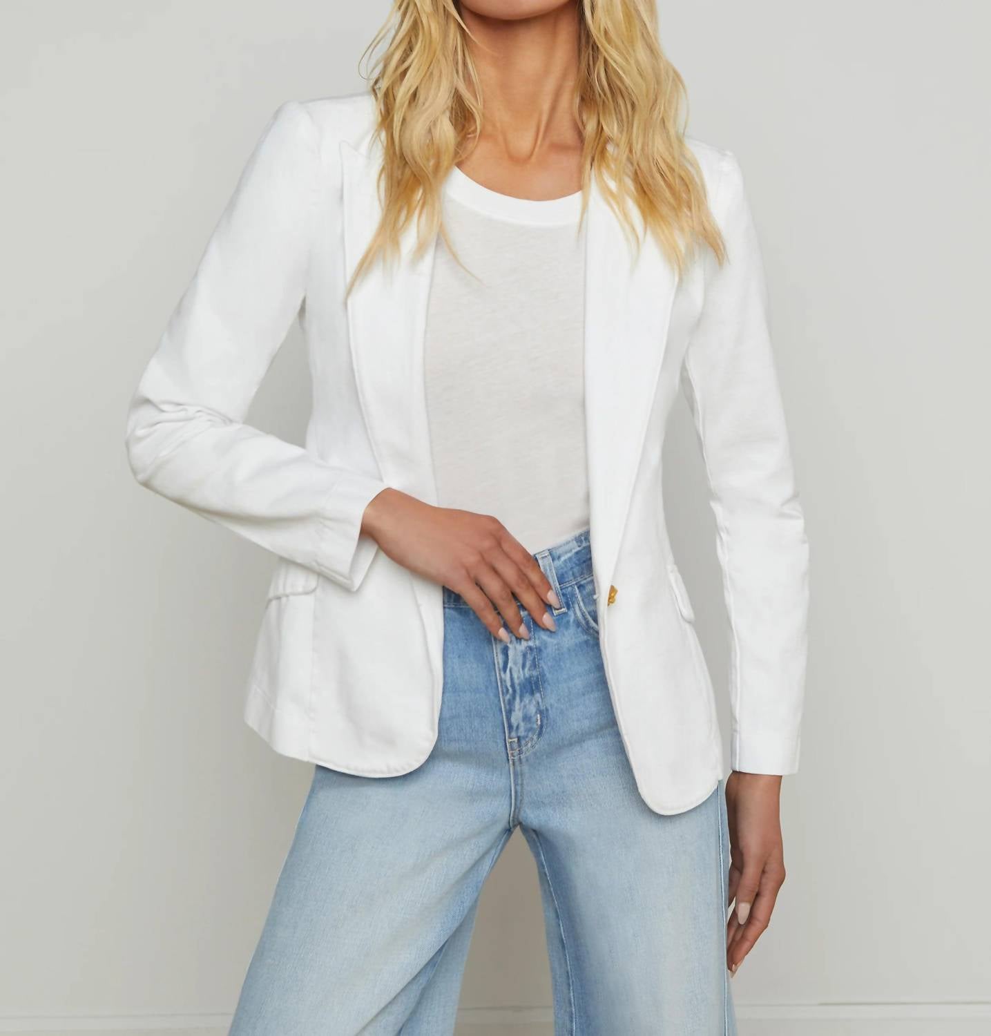 L'Agence - Baldwin Denim Blazer
