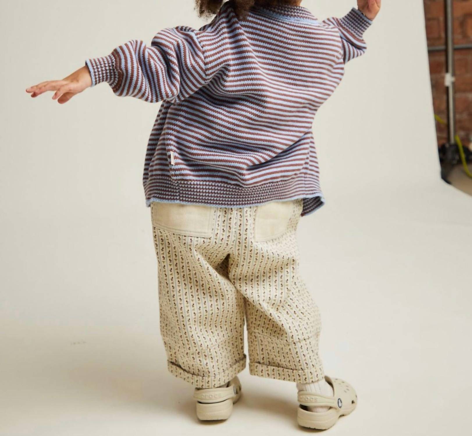 Claude & Co - Girl's Emil Coco Sky Stripe Cardigan