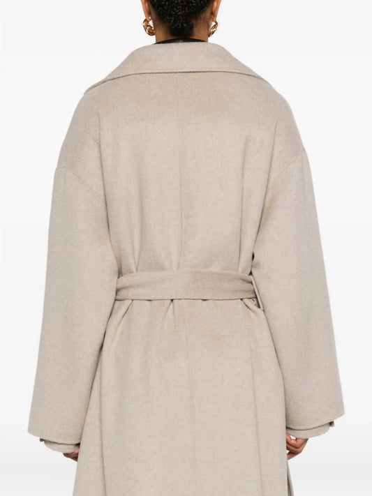Nanushka - Salima Self-tie Belt Coat