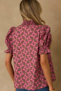 Entro - Leaf Printed Top