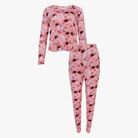 Posh Peanut - Women's Scoop Neck And Jogger Pajama Set