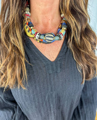Twine & Twig - Women's Beaded Bandana Necklace
