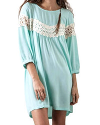 Kori - Peak Of Lace Baby Doll Dress