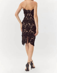 Adelyn Rae - Jade Woven Lace Tube Mini Dress