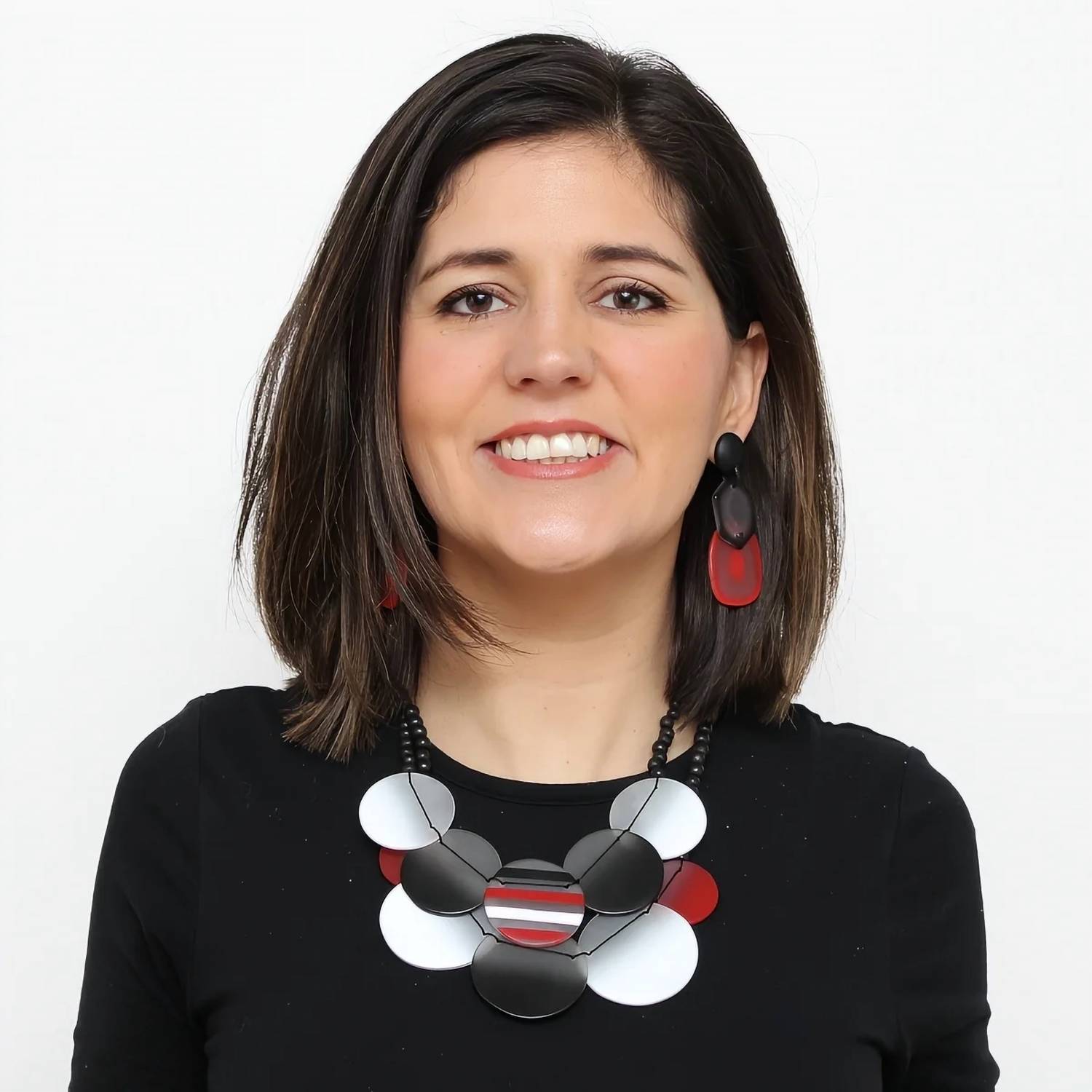Sylca Designs - Circle Bead Bib Necklace