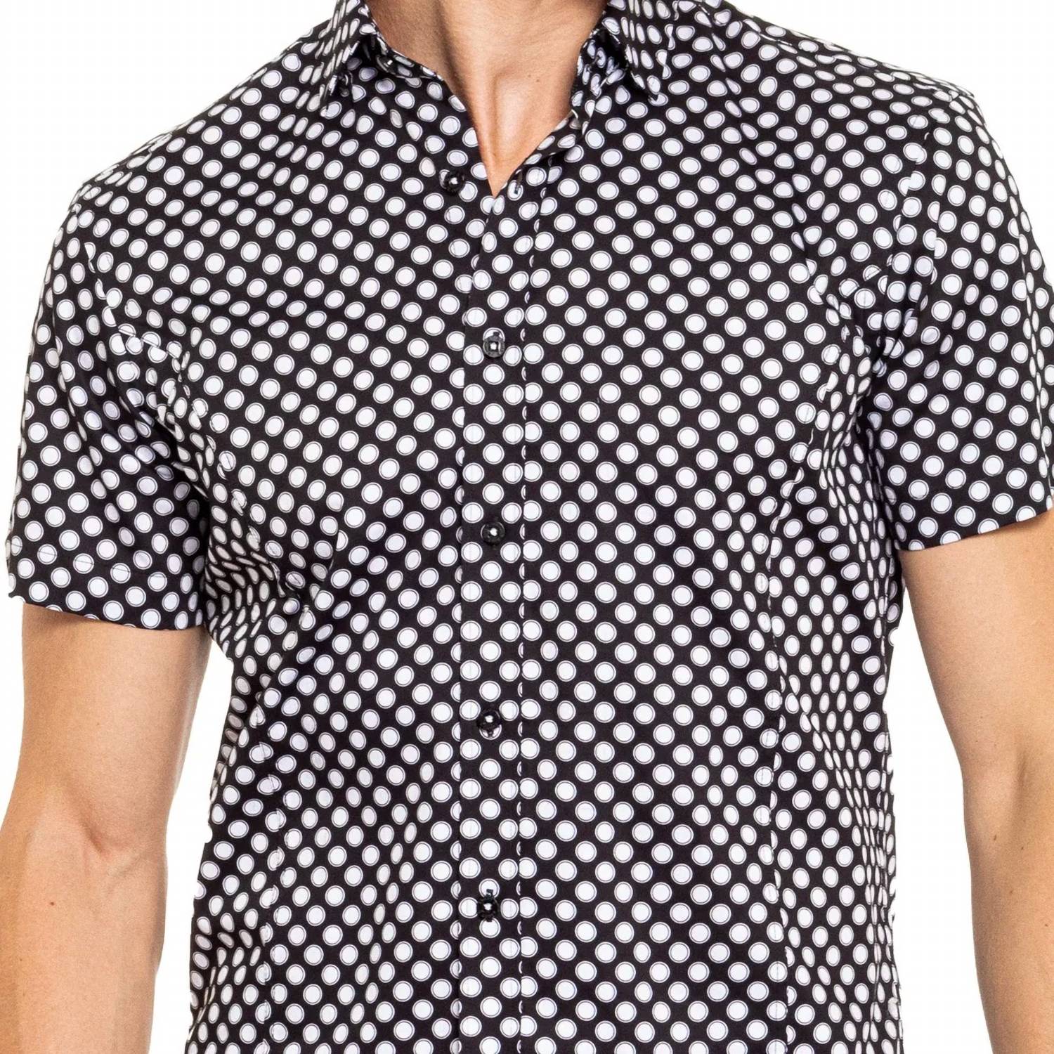 Eight X - Push Button Short Sleeve Button Down Shirt