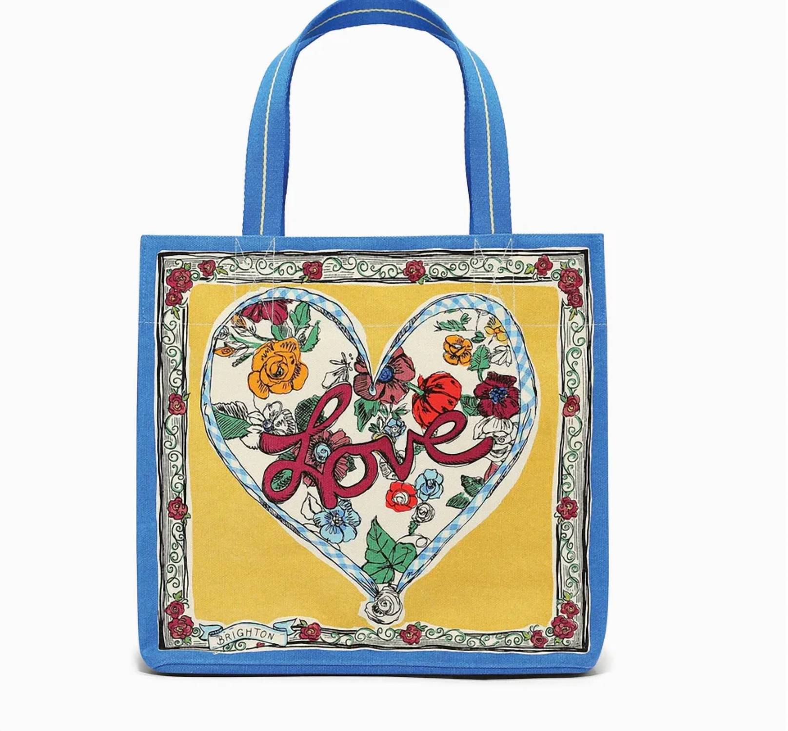 Brighton Tied With Love Tote Bag in blue - women's bag