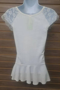Col Story - Women's Ruffle Lace Tee