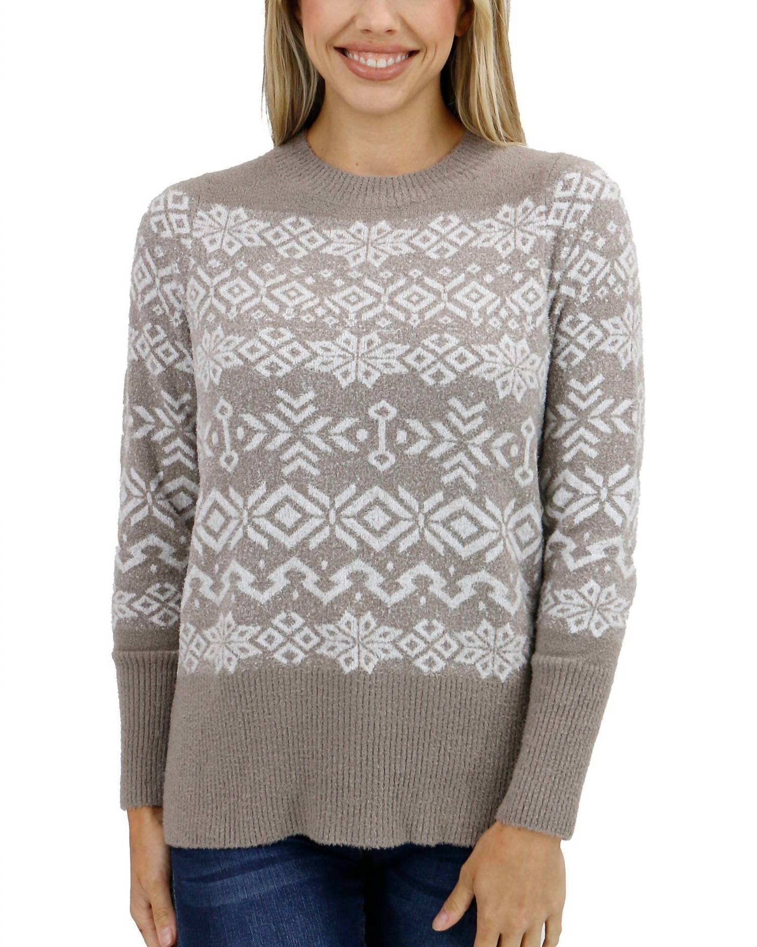 Grace And Lace - Bambü Snowflake Sweater