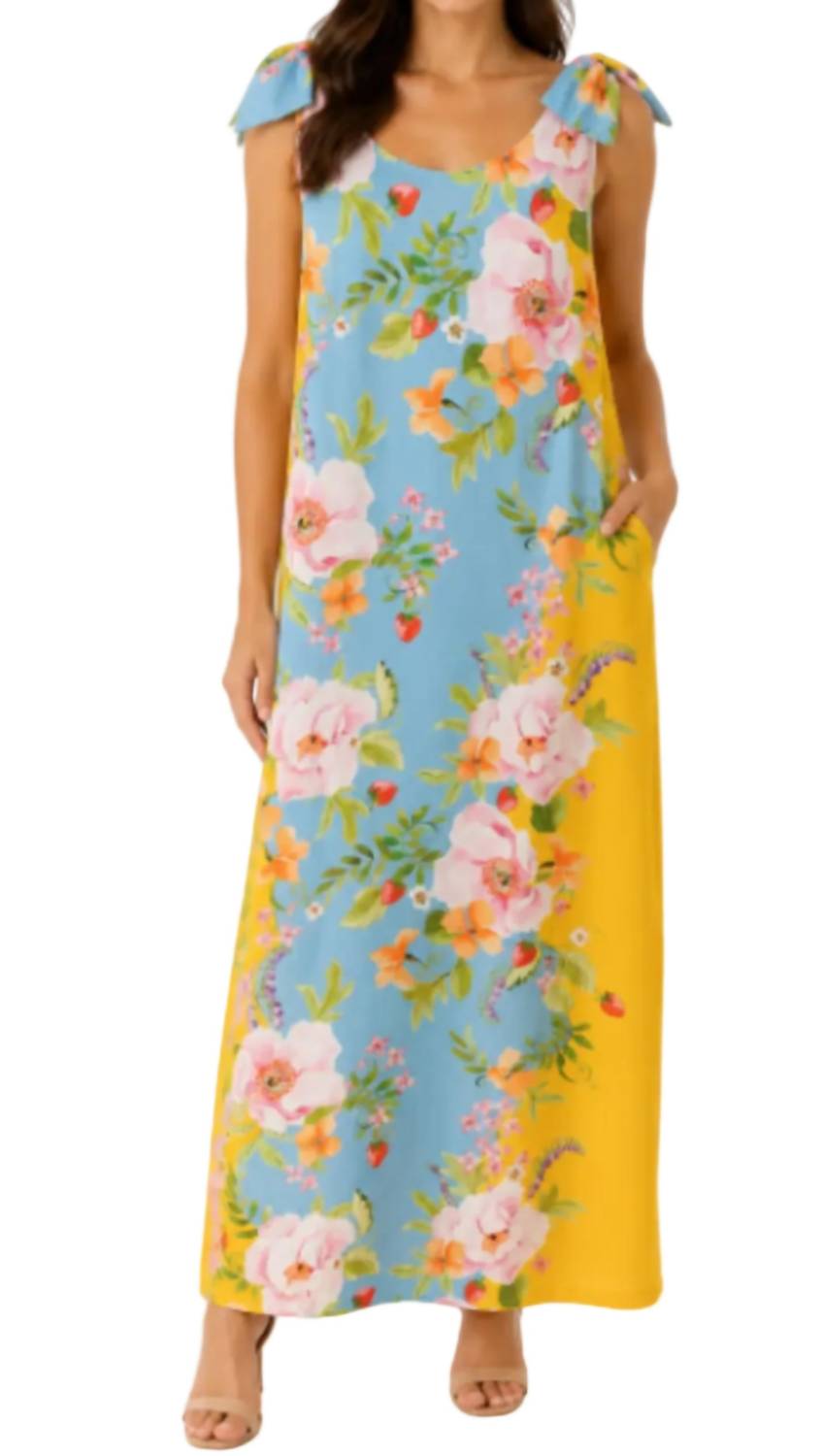 Prosperina - Women's Berry Social Maxi Dress