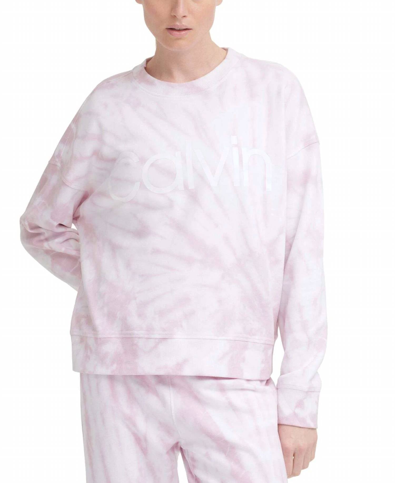 Calvin Klein - Performance Logo Tie-Dyed French Terry Sweatshirt