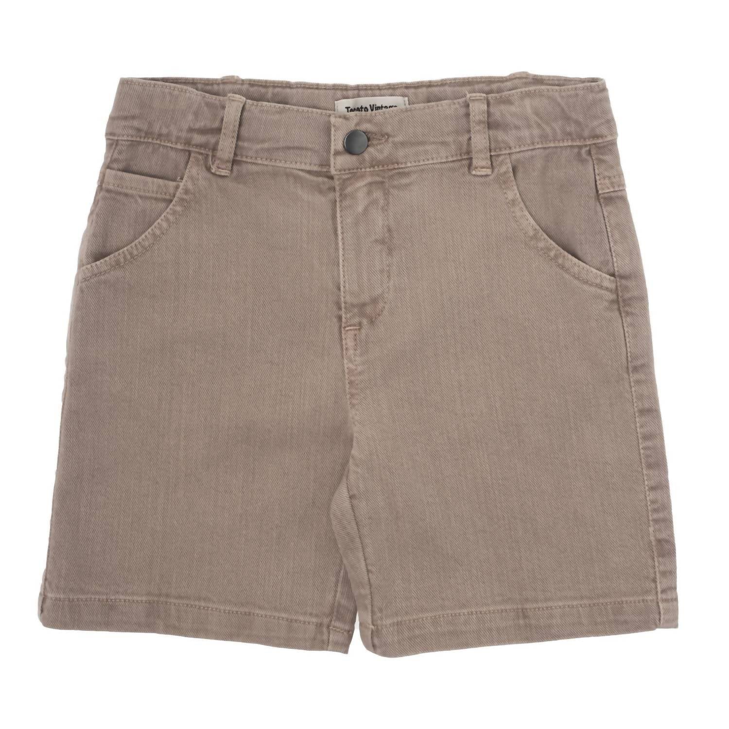 Tocoto Vintage - Kids Boys Colored Denim Shorts