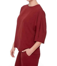 Up! - Vented Long Sleeve Vegan Silk Top