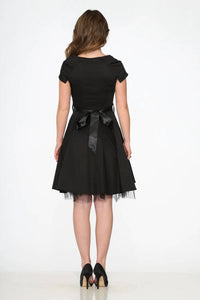 Orchid Bloom - Midi Swing Dress