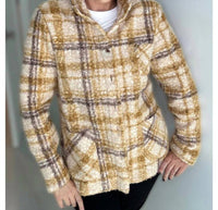 Ethyl - Plaid Soft Jacket