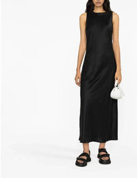 Asceno - Valencia Silk Bias Cut Slip Dress