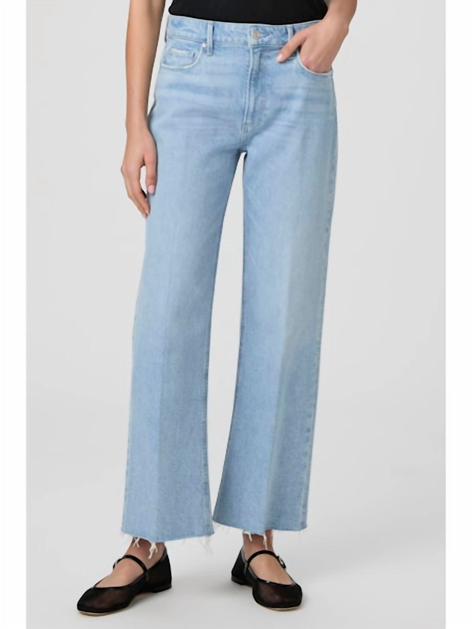 Paige - Leenah Ankle Wide Leg Jeans