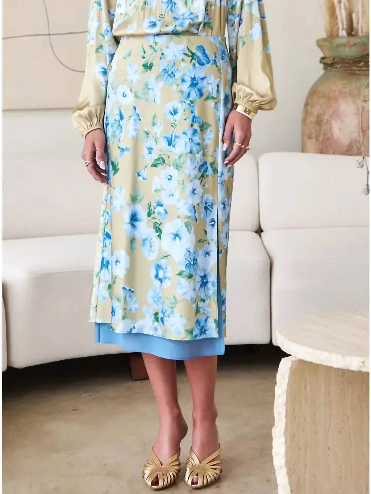 Current Air - Maeve Floral Skirt