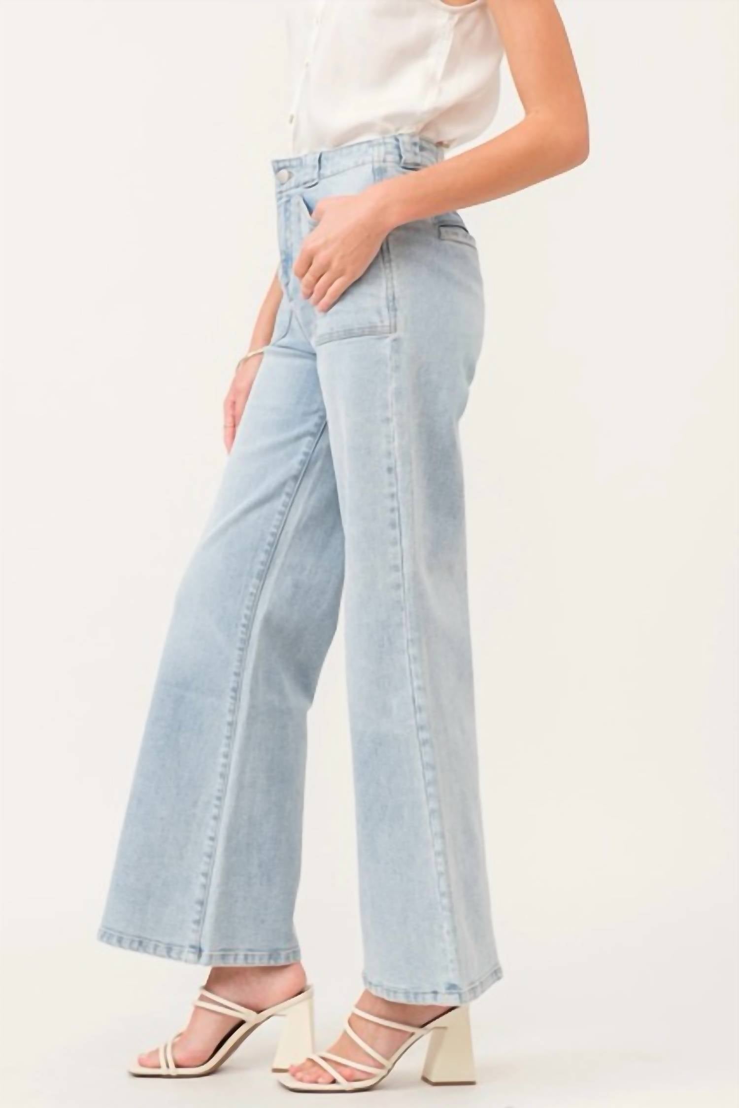 Dear John Denim - Fiona Super High Rise Wide Leg Jeans