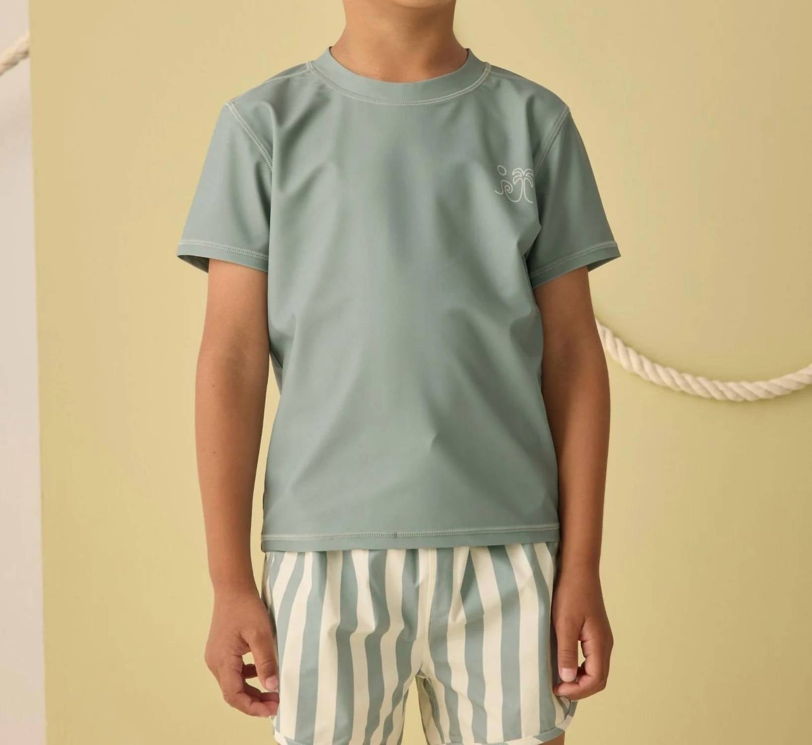 Rylee + Cru - Boy's Short Sleeve Rashguard