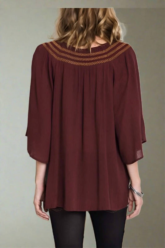 Umgee - Geometric Blouse