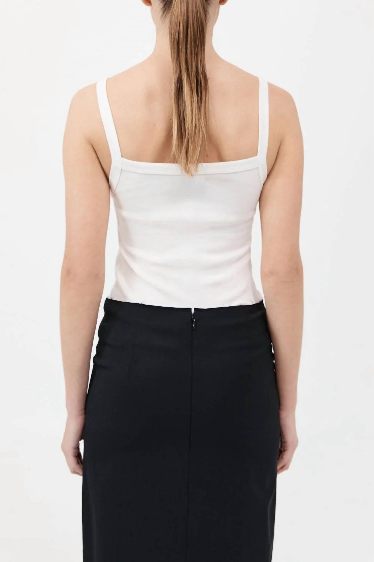St. Agni - Organic Cotton Square Neck Tank