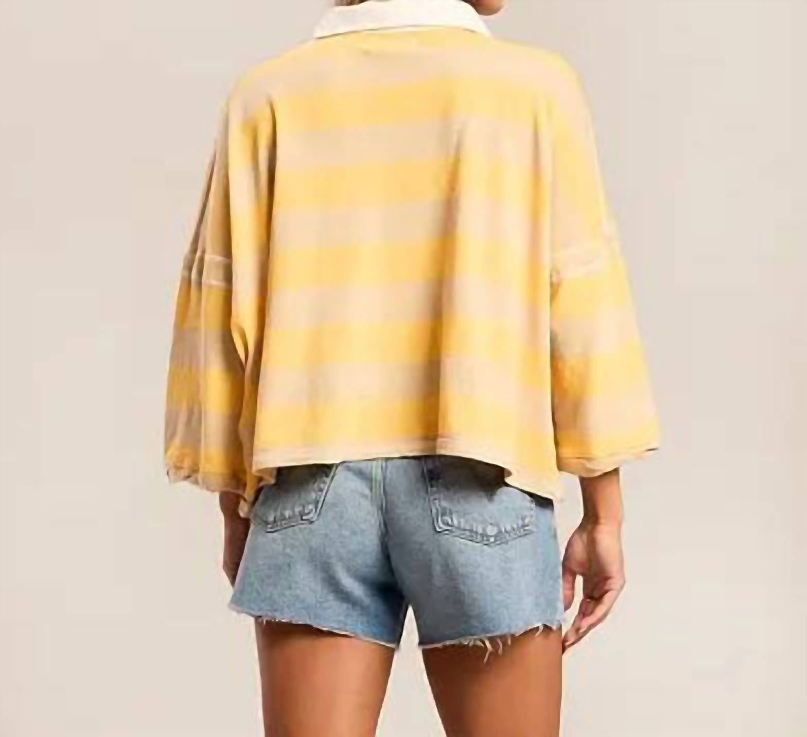Free People - Auggie Polo Tee
