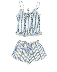 Flowers By Zoe - Girl's Demure Floral Gauze Shorts
