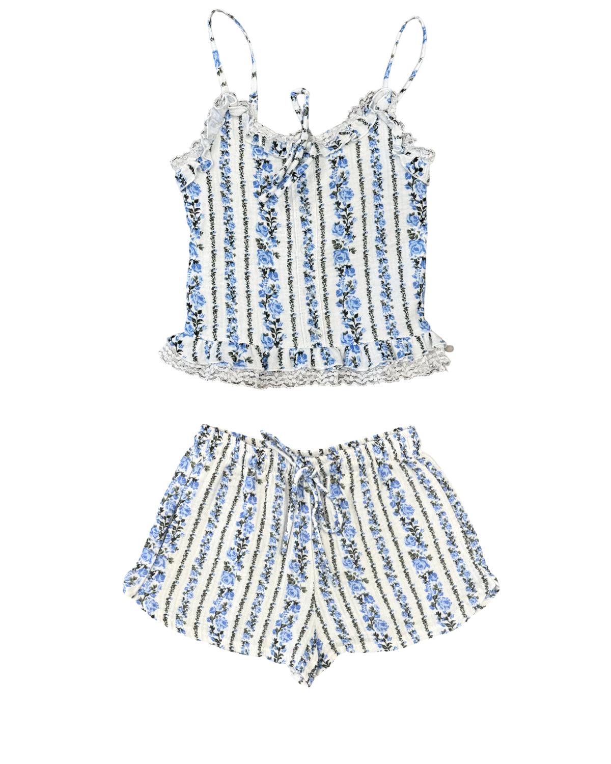 Flowers By Zoe - Girl's Demure Floral Gauze Shorts