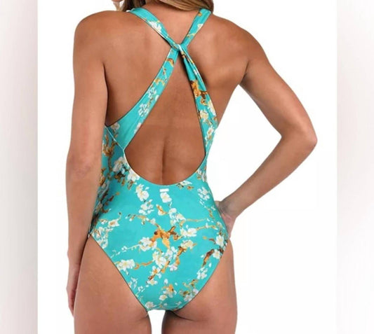 L'Agence - Hadley Twist Plunge One Piece Swimsuit