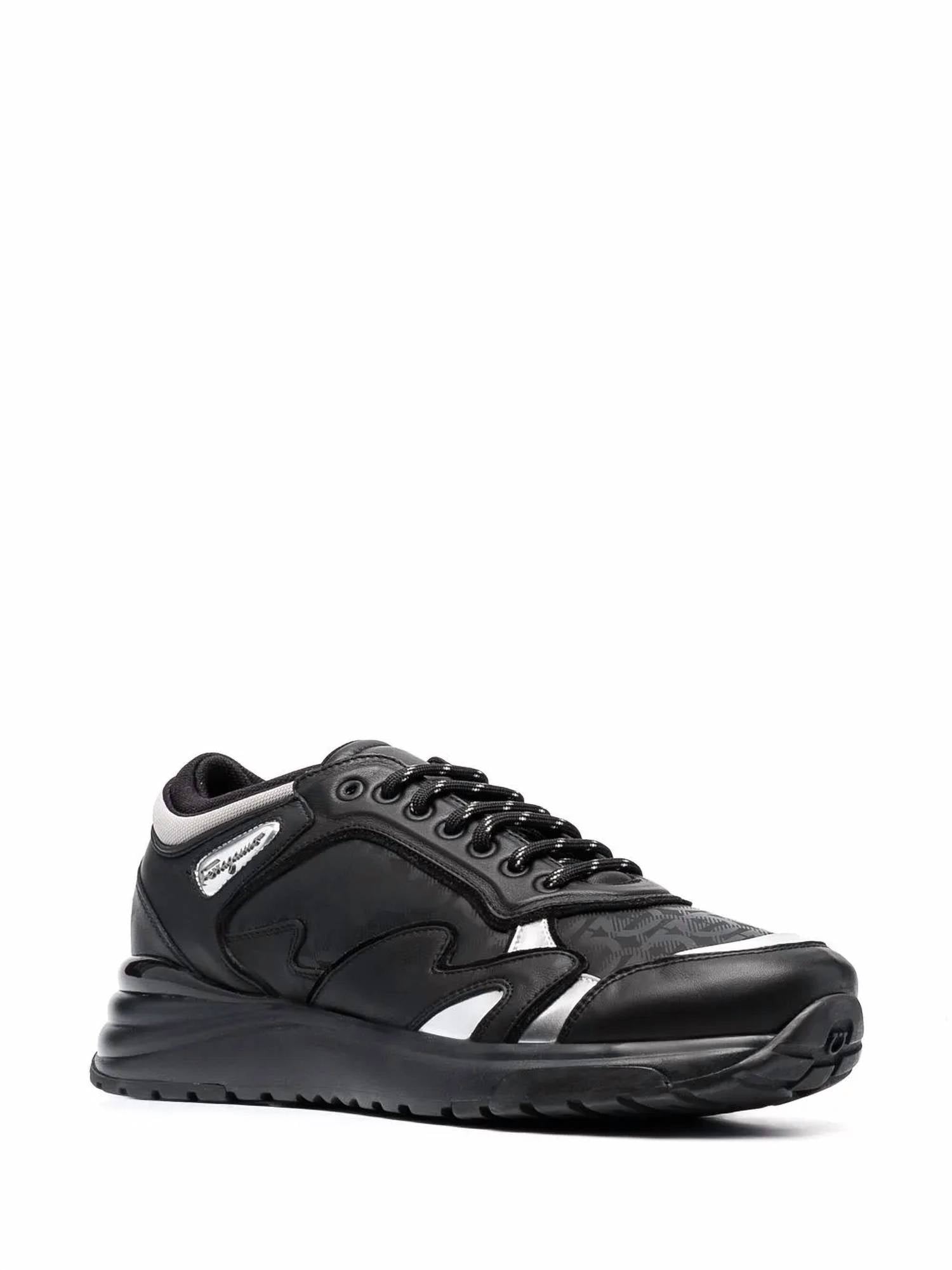 Salvatore Ferragamo - Men's Gancini Rainbow Low-top Sneakers