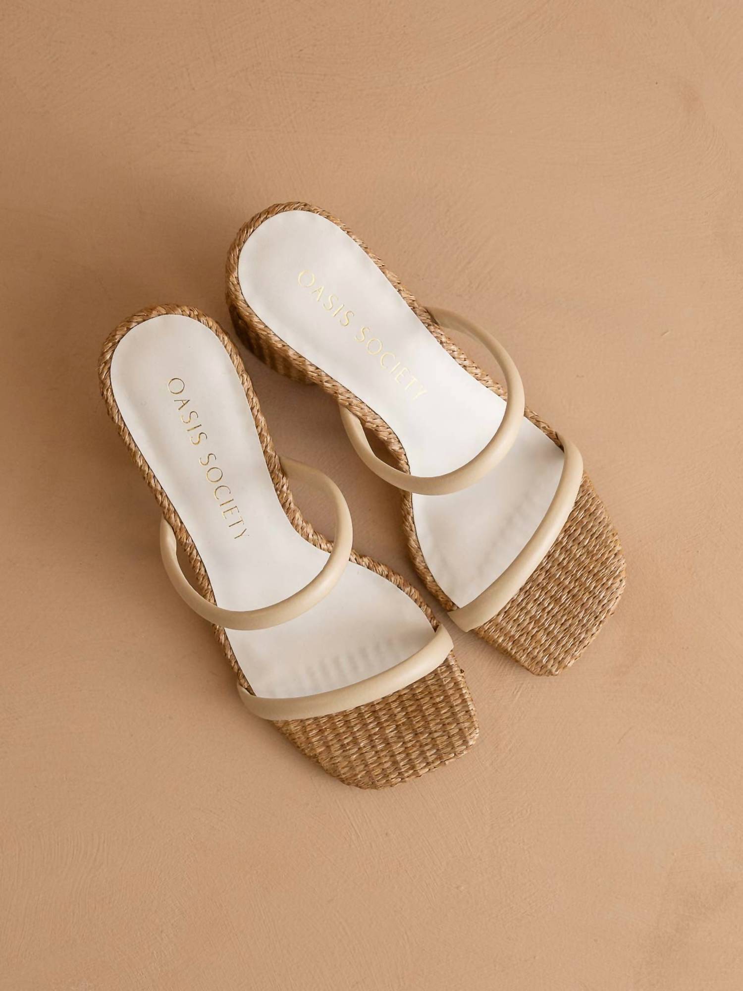 Oasis Society - Margaret Rattan Heel Sandal