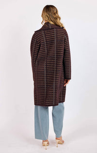Sage The Label - Marceau Houndstooth Coat