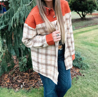 Blue Buttercup - Corduroy Flannel Shacket