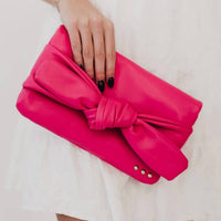 Pretty Simple - Women's Billie Bow Clutch Crossbody Bag