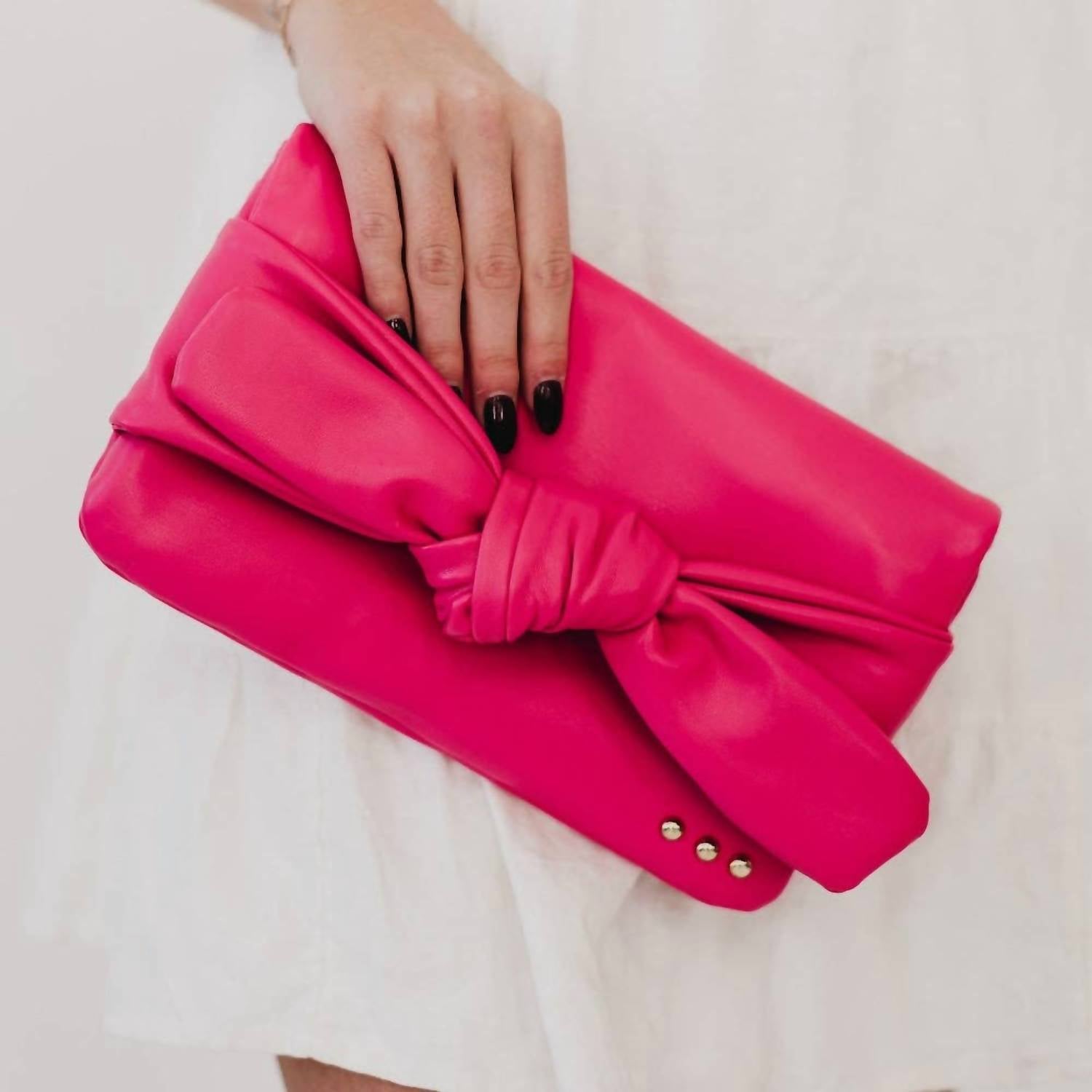 Pretty Simple - Women's Billie Bow Clutch Crossbody Bag