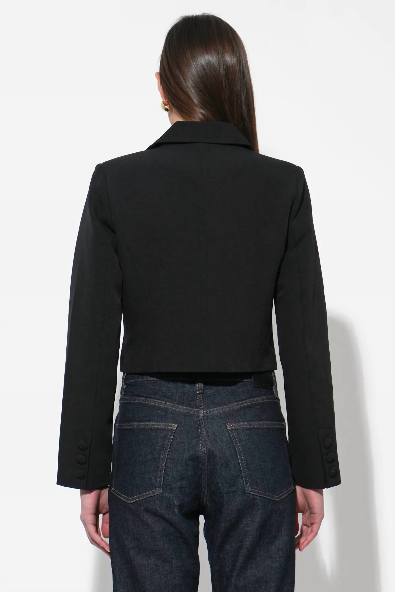Adelyn Rae - Gretchen Double Breasted Cropped Blazer