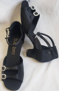 Go Go Dance - Women's Mary 1.3" Thick Heel Latin Sandal