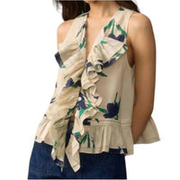 Hope For Flowers - Frilled Shell Top
