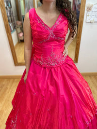 Mary'S Bridal - Youth Girls Quinceañera V Neck Dress