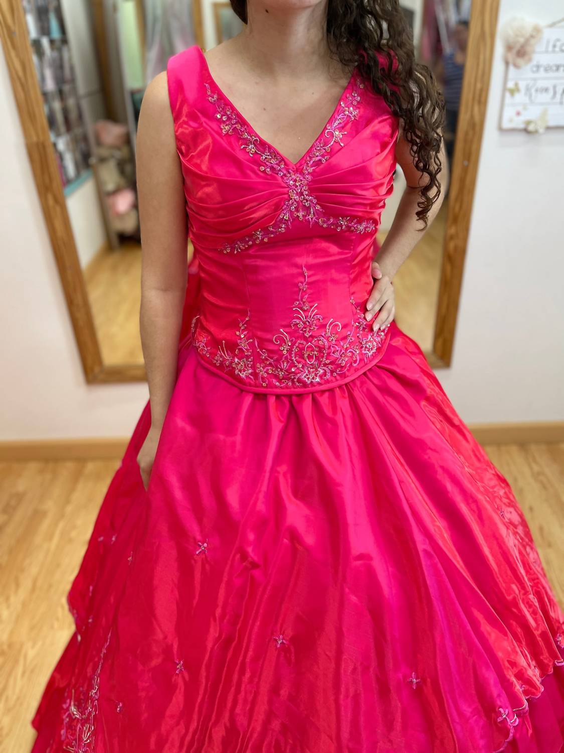 Mary'S Bridal - Youth Girls Quinceañera V Neck Dress