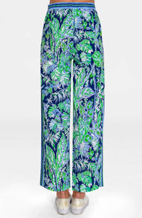 GRETCHEN SCOTT Effortless Pants in vintage vines navy - women's pants - alternate view